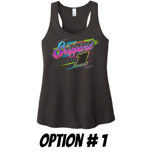 2025 - LADIES "CHECKERED GLOW" TANK TOP