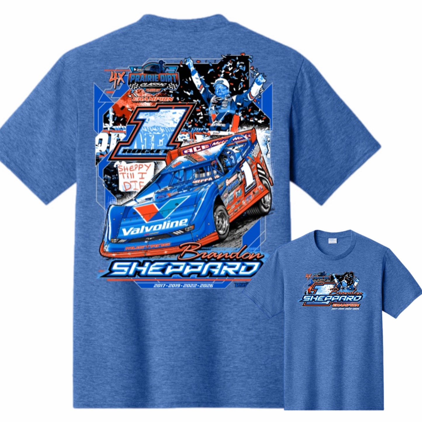 ** PRE-ORDER ** 2026 - "PDC: 4X-TIME CHAMPION" TEE (MULTIPLE COLORS)