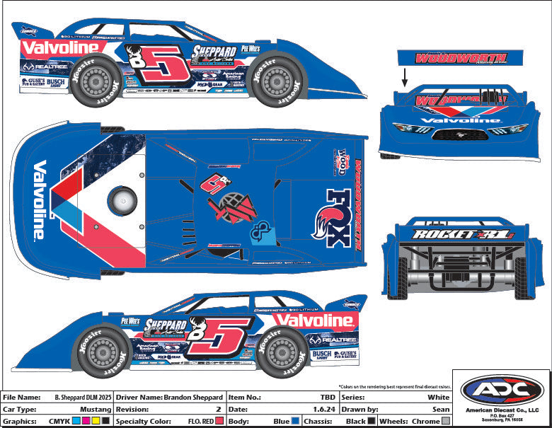 2025 "FAMILY OWNED B5" ADC DIECAST (READY TO SHIP)