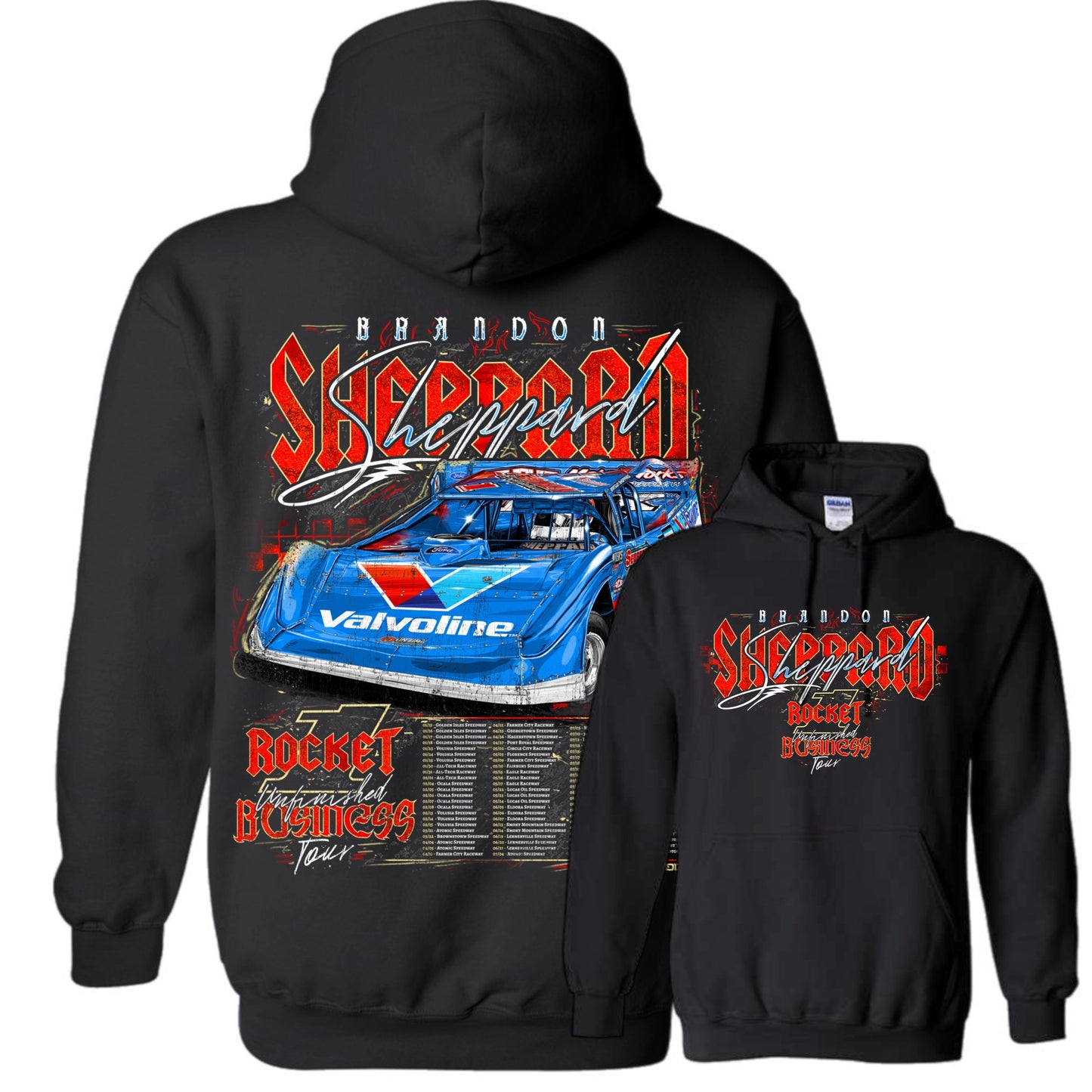 2025 - "UNFINISHED BUSINESS TOUR" HOODIE (SMALL ONLY).