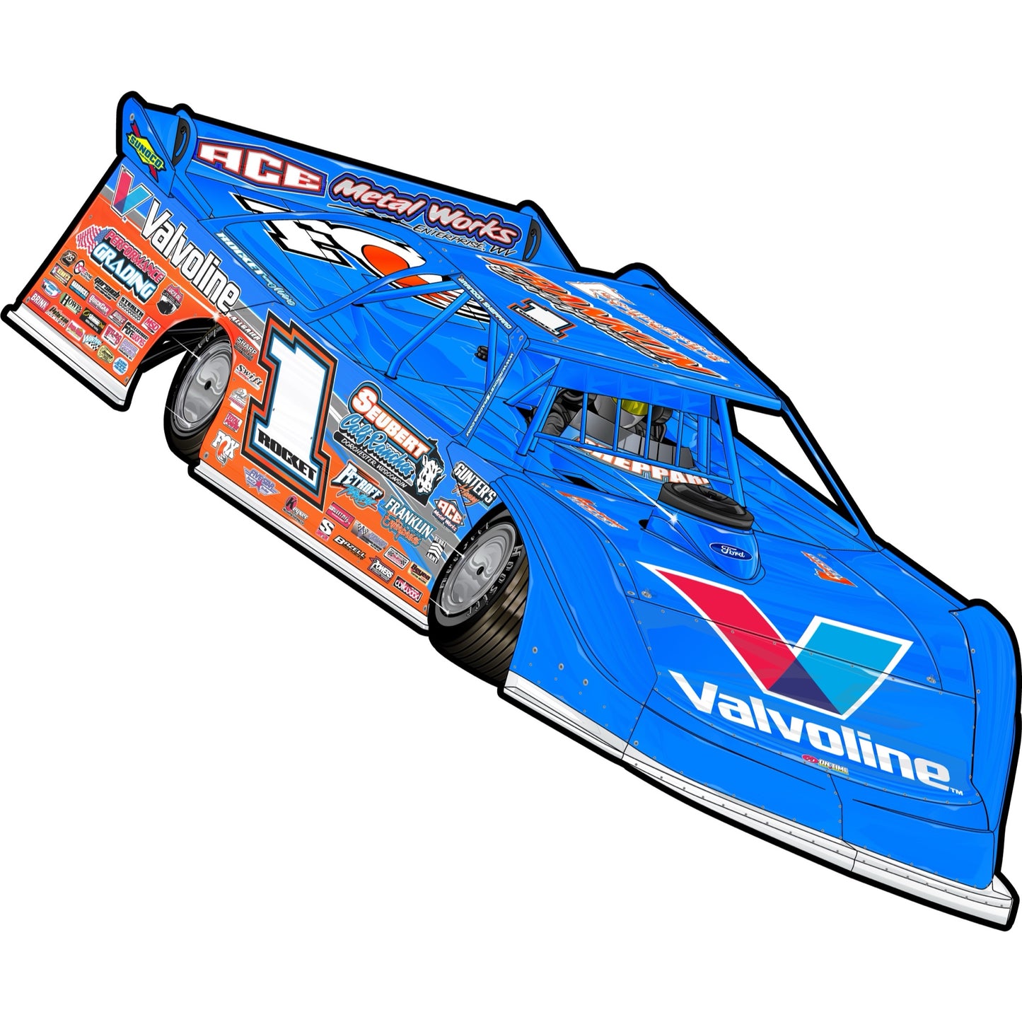 2025 - "ROCKET1 X BSHEPP" CAR CUTOUT