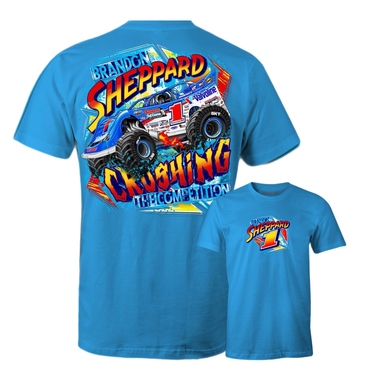 2025 - YOUTH "ROCKET1 x BSHEPP" MONSTER TRUCKIN' TEE