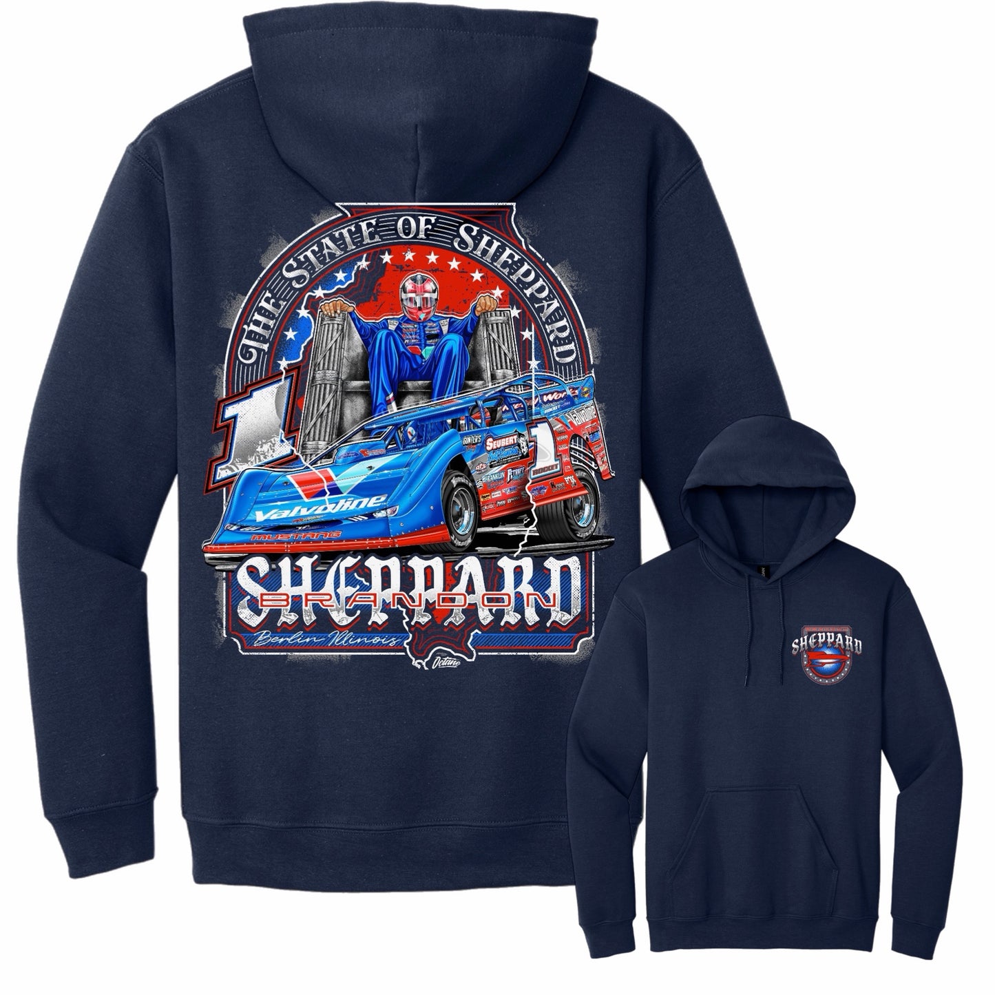 2026 - ROCKET1 x BSHEPP | "STATE OF SHEPPARD" HOODIE