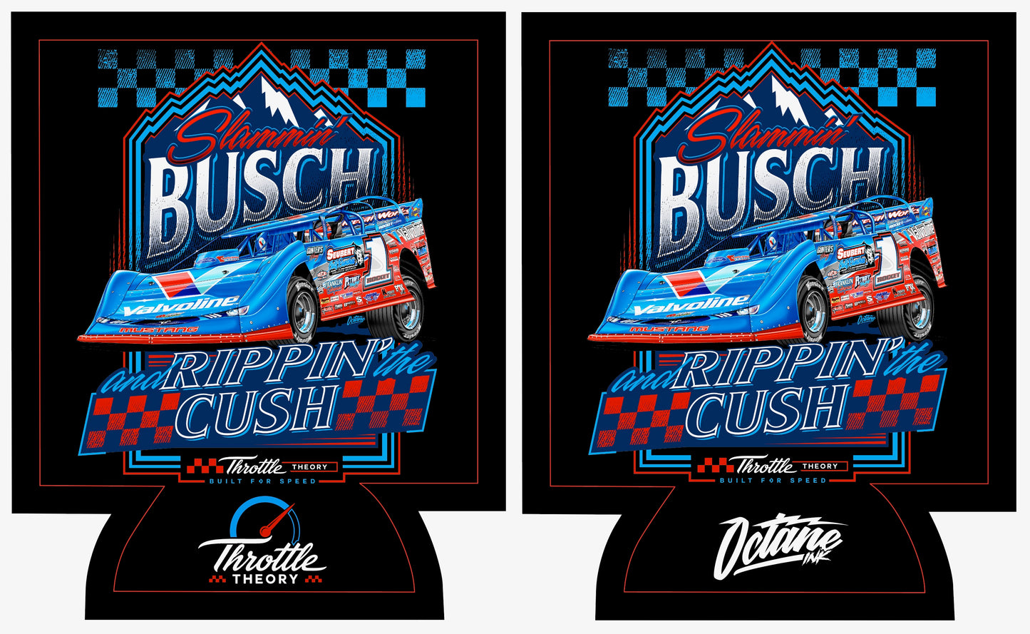 2026 - THROTTLE THEORY "SLAMMIN BUSCH" BLACK COOZIE