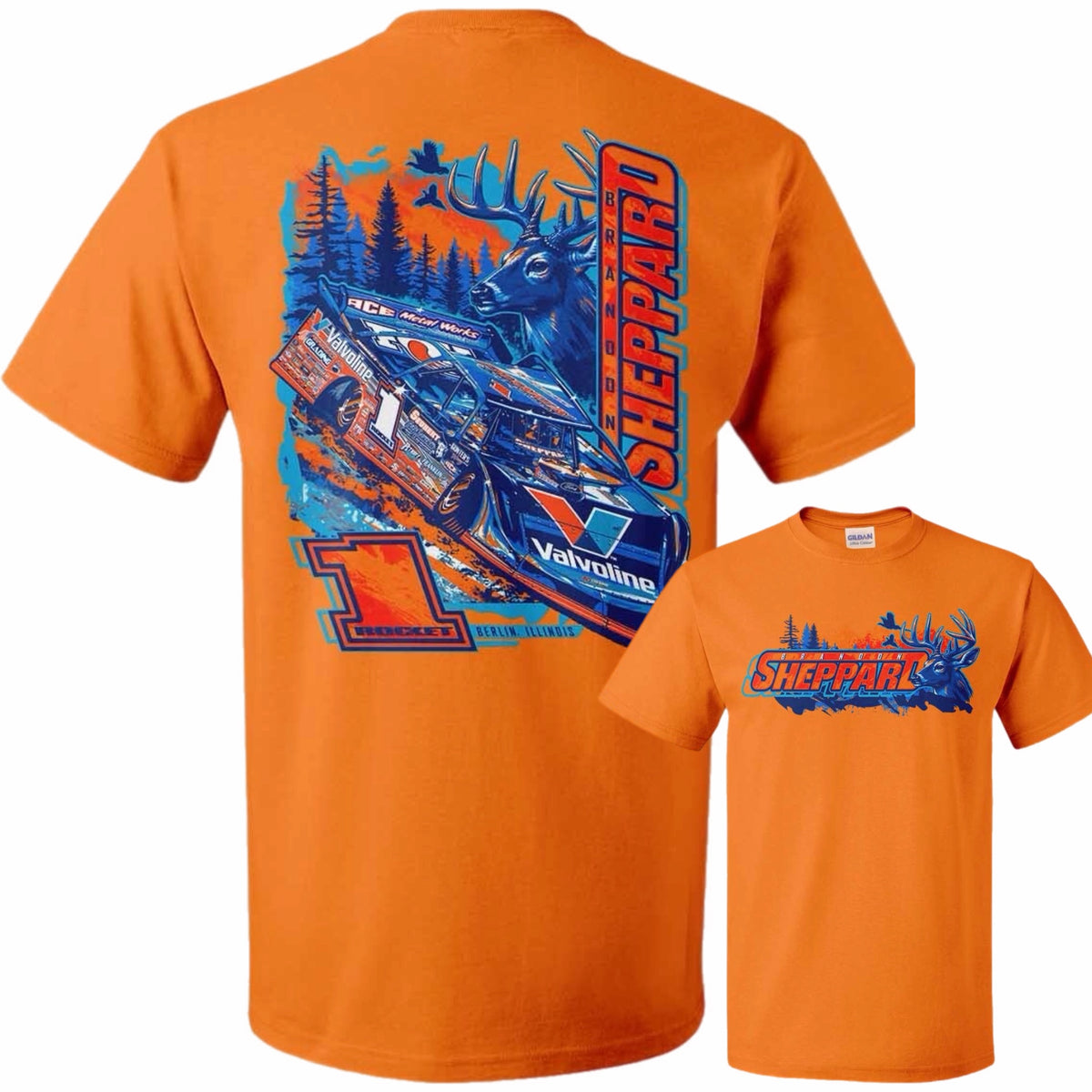 2026 - ROCKET1 x BSHEPP | "FULL RUT" TEE (MULTIPLE COLORS)