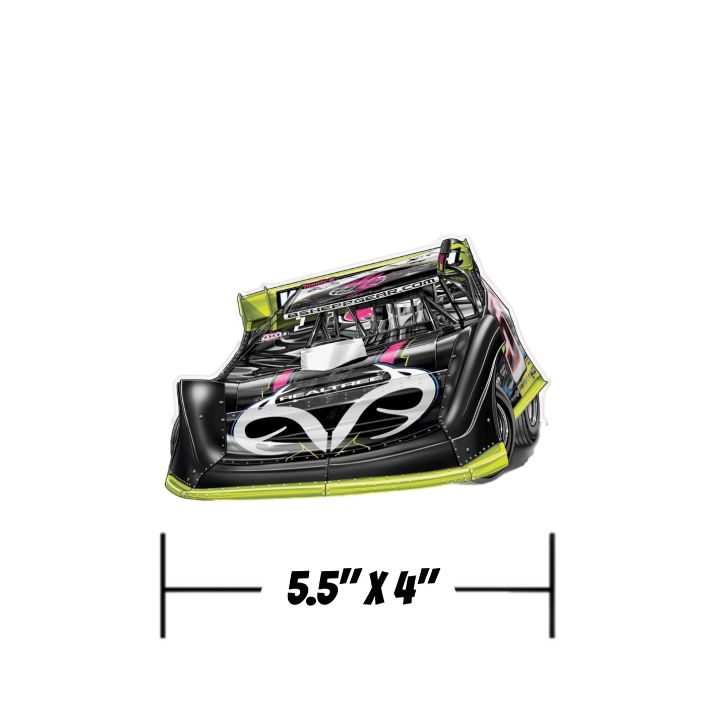 ** PRE-ORDER ** | DOME 2025: DECAL (5) DOME CAR "FRONT ANGLE"