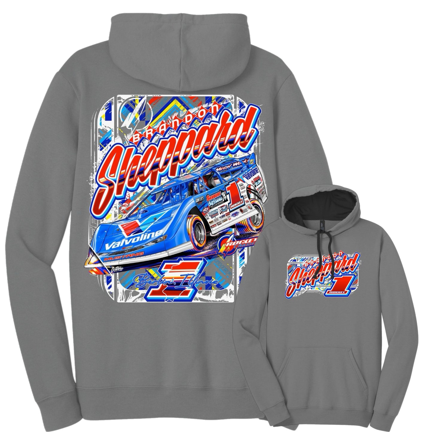 2025 - "BSHEPP GLOW" FLEECE HOODIE (ONLY LEFT IN SMALL & XL).