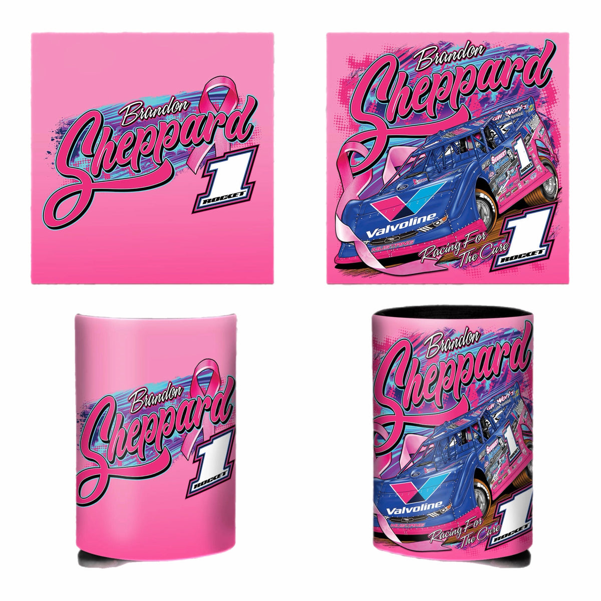 2026 - "RACING FOR A CURE" REGULAR CAN COOZIE