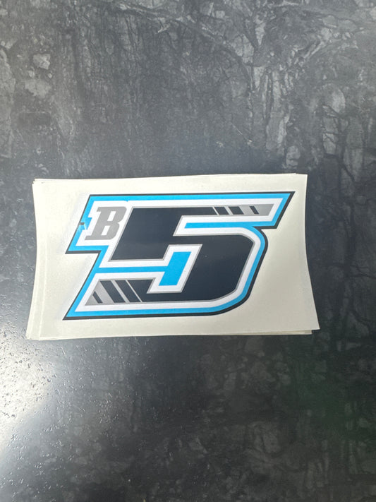 2025 - "B5 Blue Black logo" DECAL
