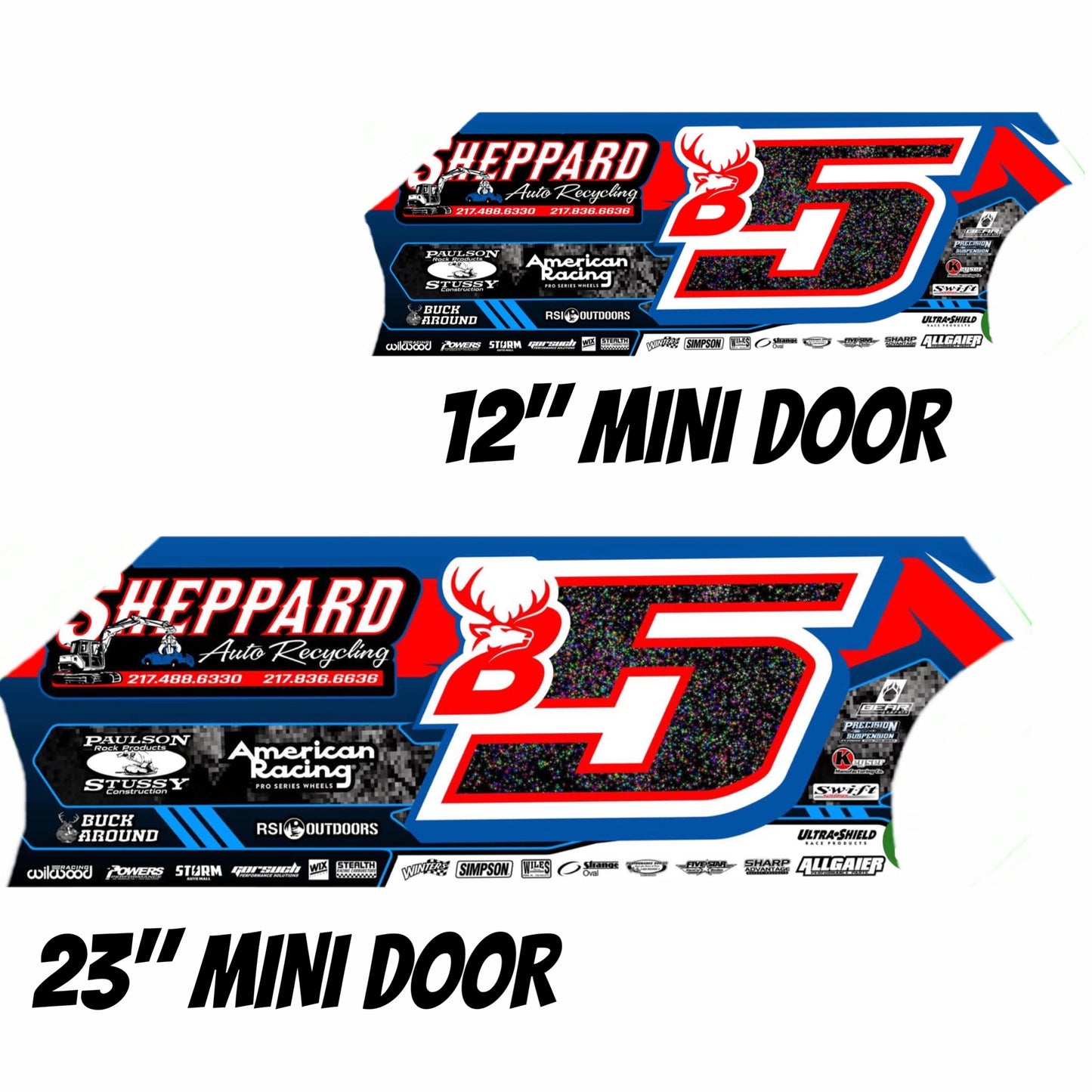 **PRE-ORDER** 2026 - "FAMILY OWNED - B5" MINI DOORS (EST. SHIP DATE 01/19 - 01/26).