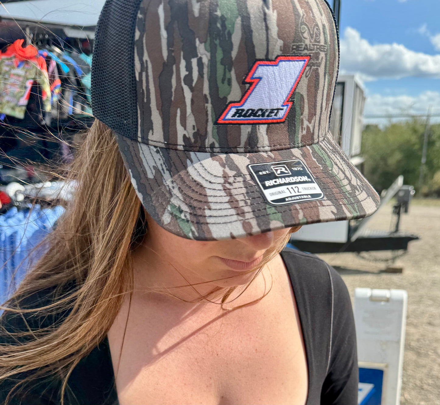 2025 - "BSHEPP X ROCKET1" EMBROIDERED MIDDLE CAMO HAT