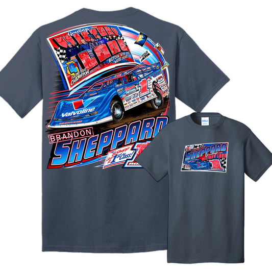 2025 - "POSTCARD x 4X ILLINI 100 CHAMP" TEE