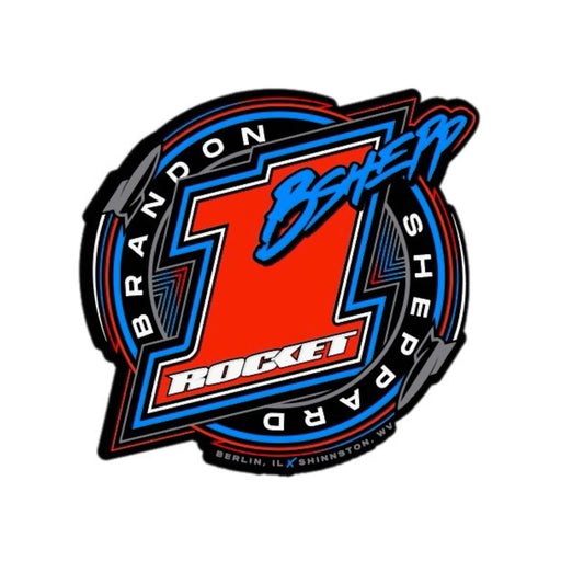 2025 - "FLO RED SHEPP X ROCKET1" DECAL