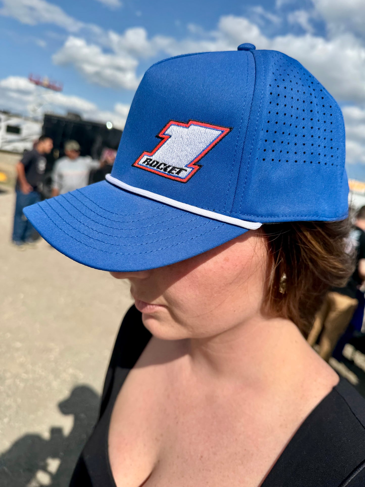 2025 - "BSHEPP X ROCKET1" BLUE EMBROIDERED ROPE HAT