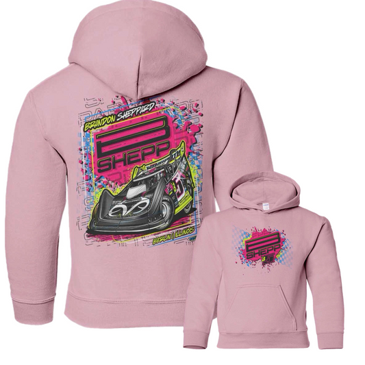 DOME 2025: *YOUTH SIZE* "NEON SPLASH" HOODIE (MULTIPLE COLORS)
