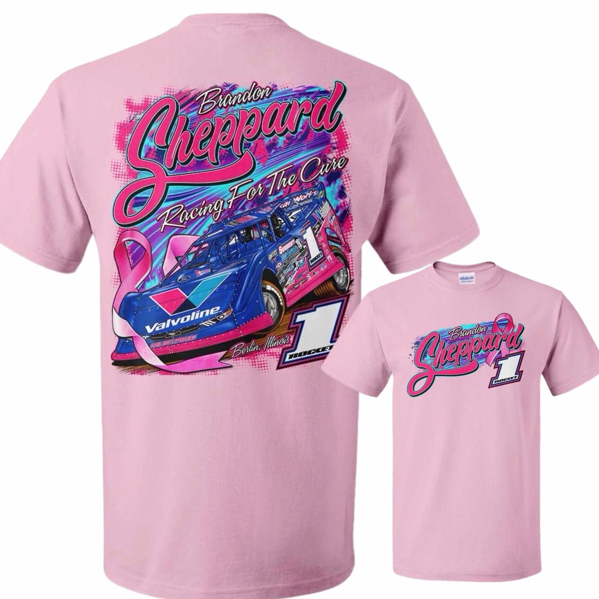 2026 - ROCKET1 x BSHEPP | "RACING FOR A CURE" TEE (MULTIPLE COLORS)