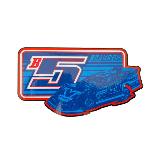 2023 Subdued Valvoline Car with B5 6" Decal