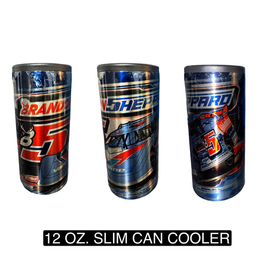 "FAMILY-OWNED B5" 12 OZ SLIM CAN COOLER