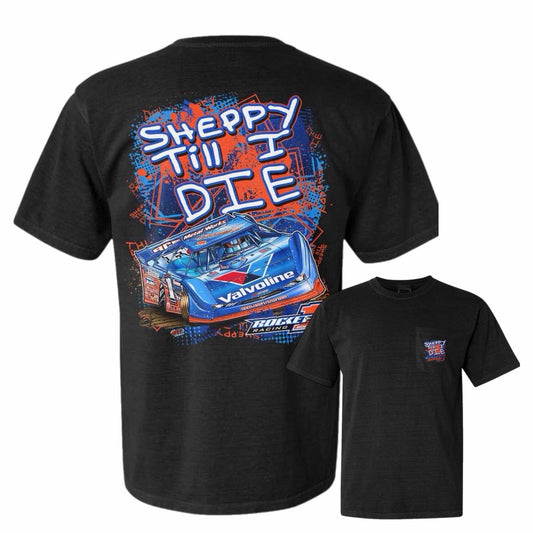 **PRE-ORDER** 2026 - ROCKET1 x BSHEPP | "SHEPPY TILL I DIE" POCKET TEE (MULTIPLE COLORS).