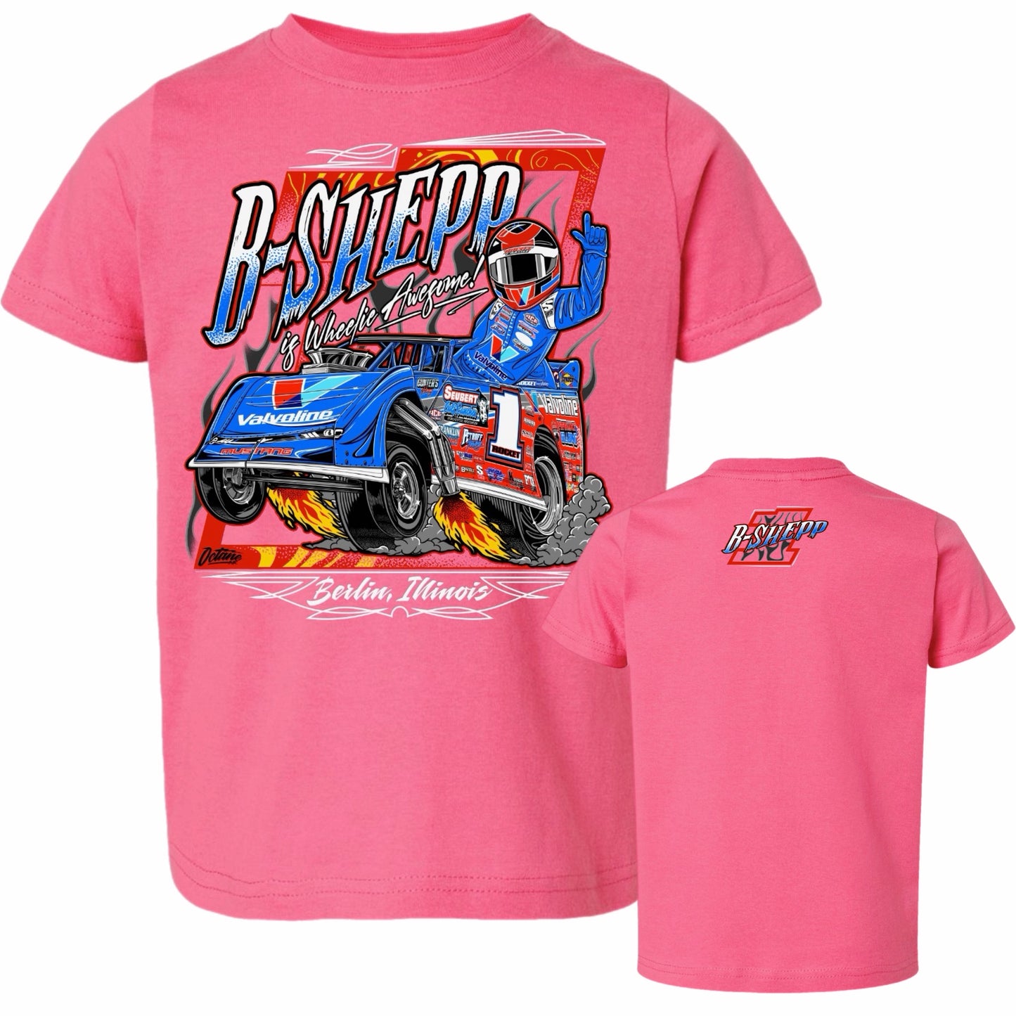 2026 - ROCKET1 x BSHEPP | YOUTH | "WHEELIE FAST" TEE (MULTIPLE COLORS AVAILABLE).