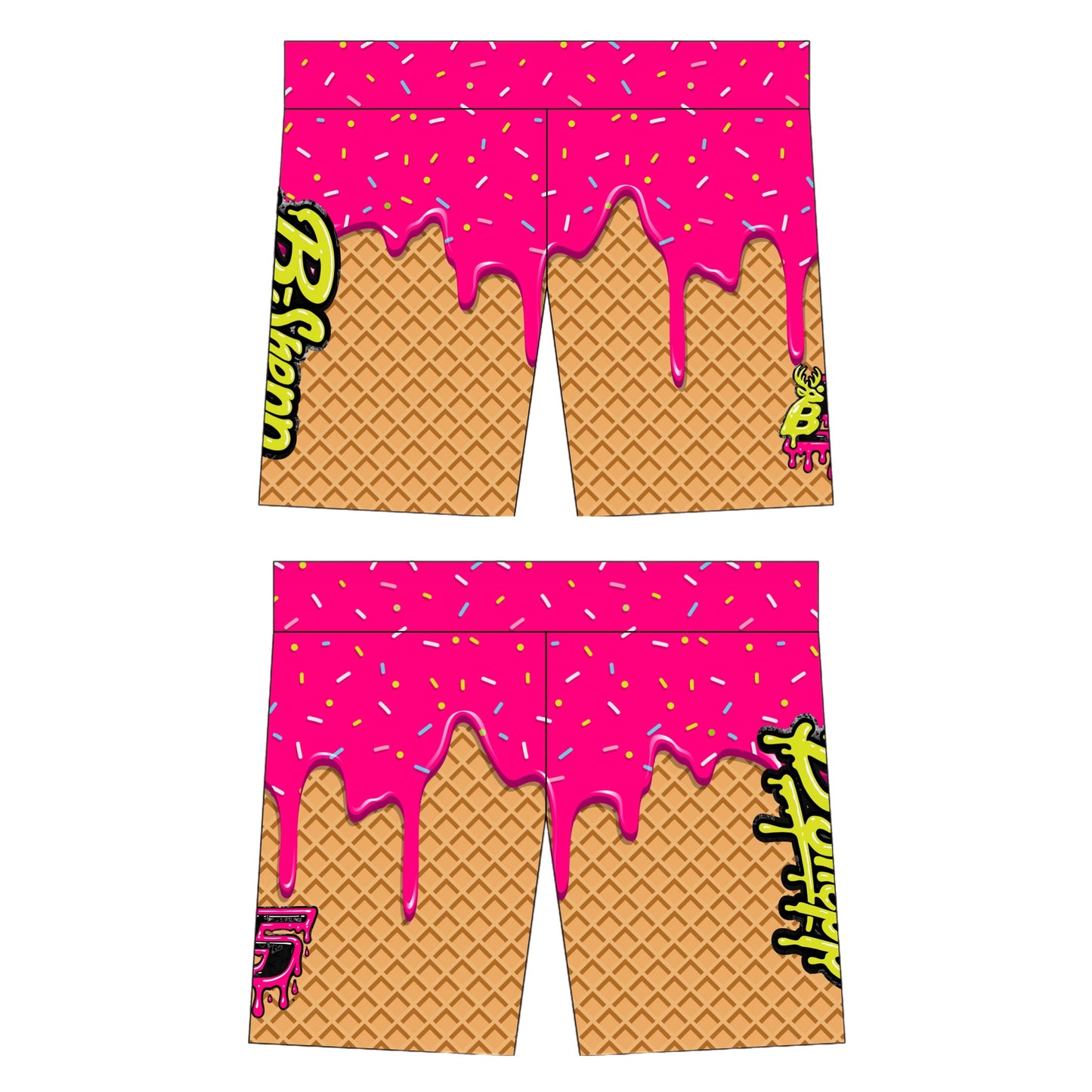 DOME 2025: *YOUTH SIZE* "DIRT TRACK DRIP" MESH SHORTS