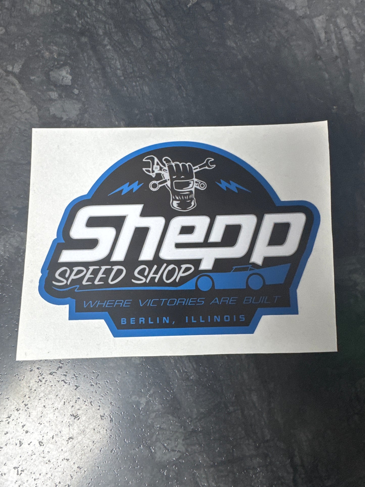 2025 - SHEPP SPEED SHOP DECAL