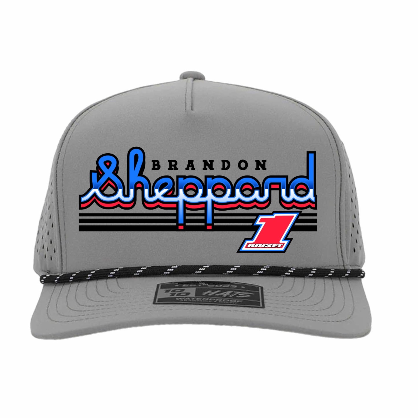 2026 - "BRANDON SHEPPARD x ROCKET1" 1010 WATERPROOF ROPE HAT (COLOR: GREY).