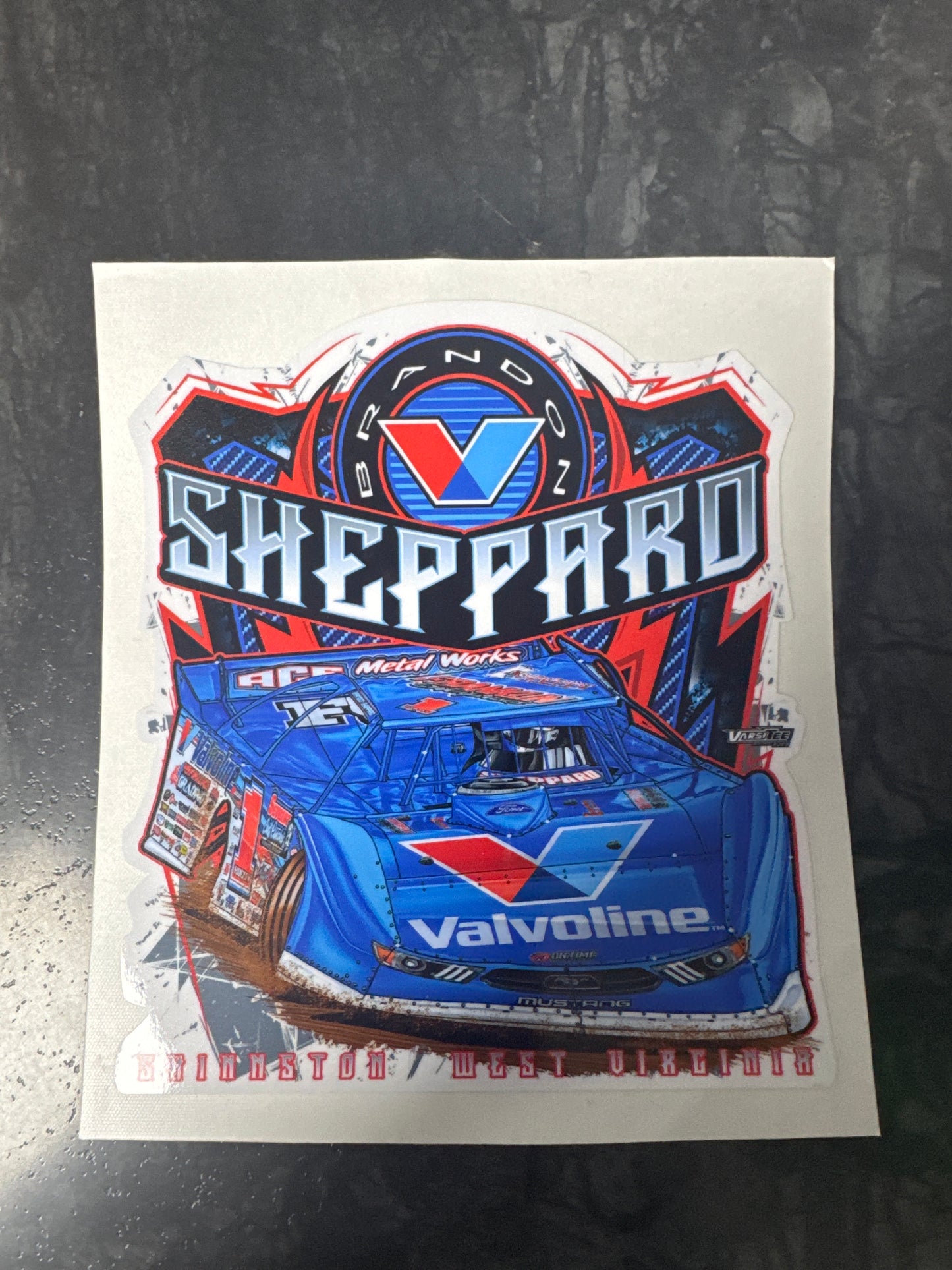 2025 - "VALVOLINE SHEPPARD" DECAL