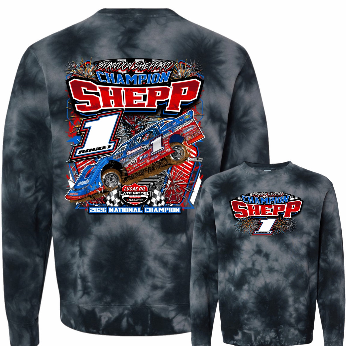 ***PRE-ORDER*** "CHAMPION SHEPP" TIE DYE CREWNECK