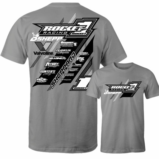 **PRE-ORDER** 2026 - BSHEPP x ROCKET1 "CREW" TEE (MULTIPLE COLORS)