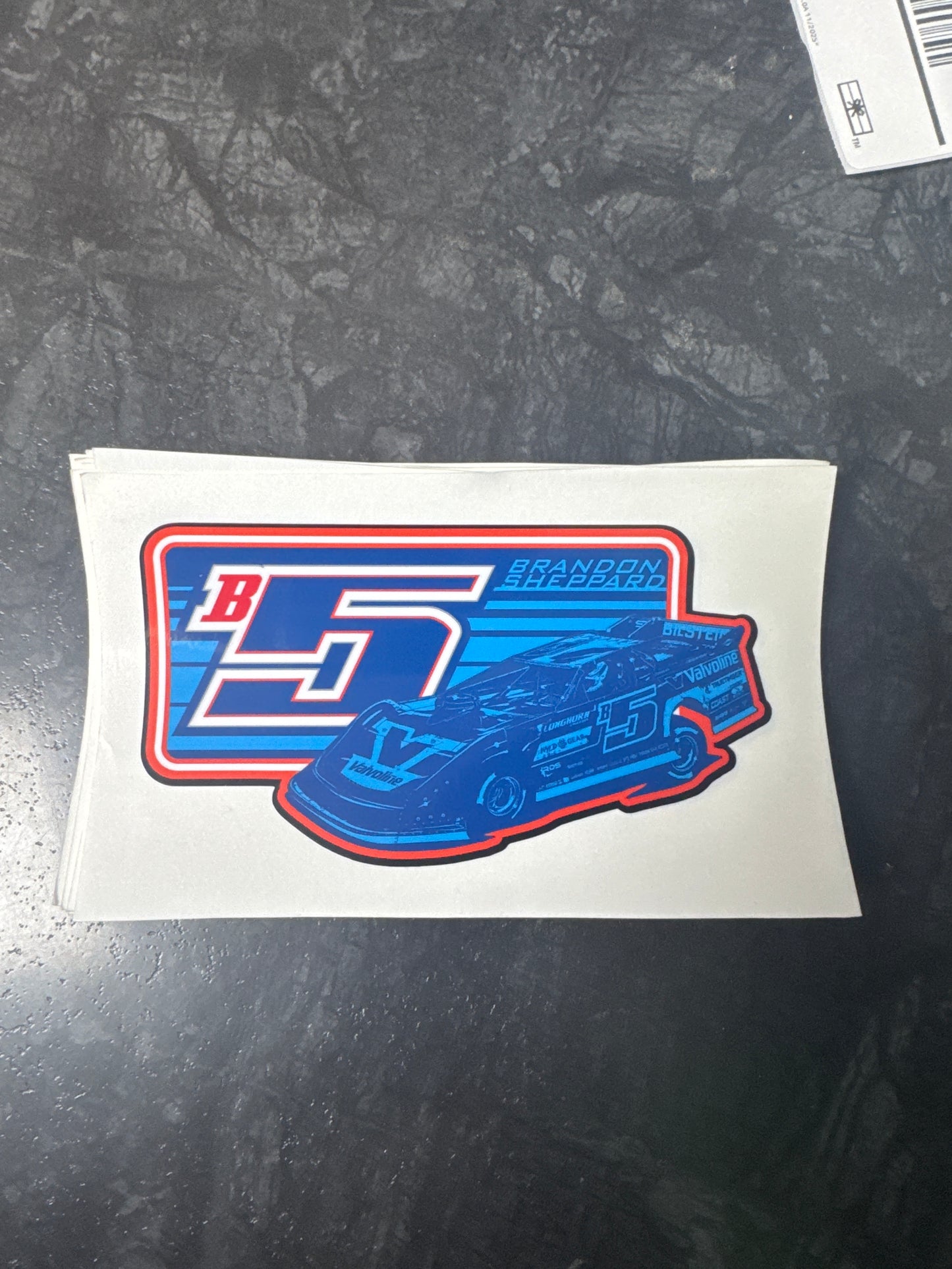 2025 - "B5 Blue Scale Car Logo" DECAL
