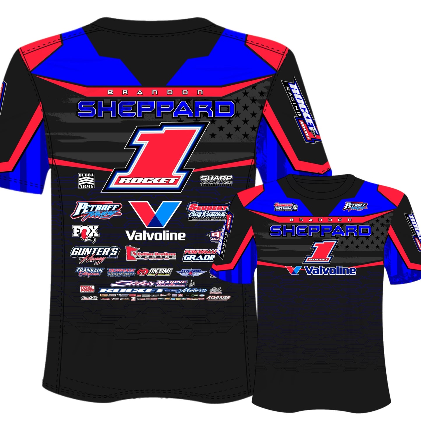 2025 - "ROCKET1 x BSHEPP" SUBLIMATION TEE