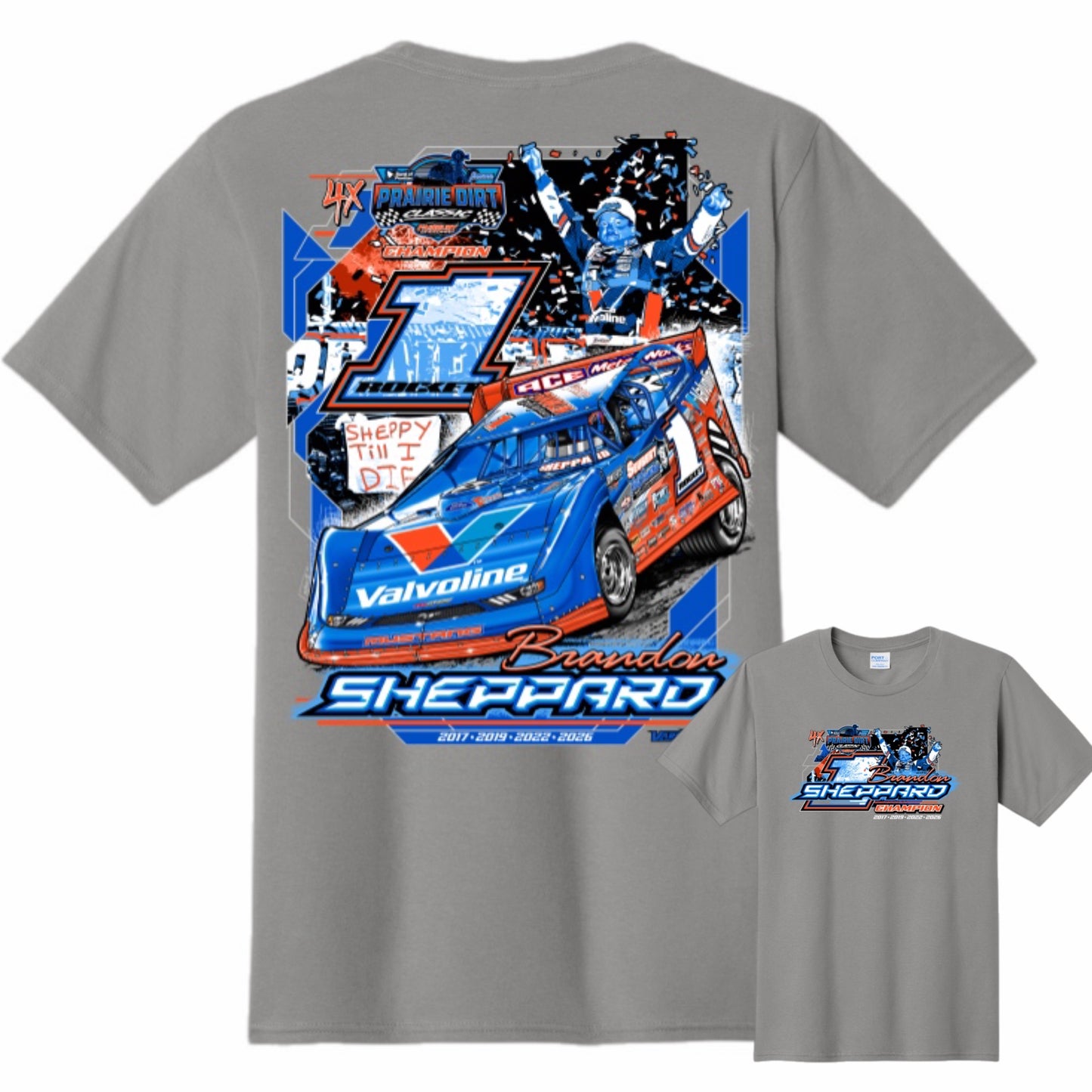 ** PRE-ORDER ** 2026 - "PDC: 4X-TIME CHAMPION" TEE (MULTIPLE COLORS)