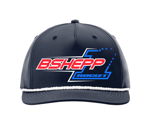 2025 - "ROCKET1 X BSHEPP" BLACK ROPE HAT