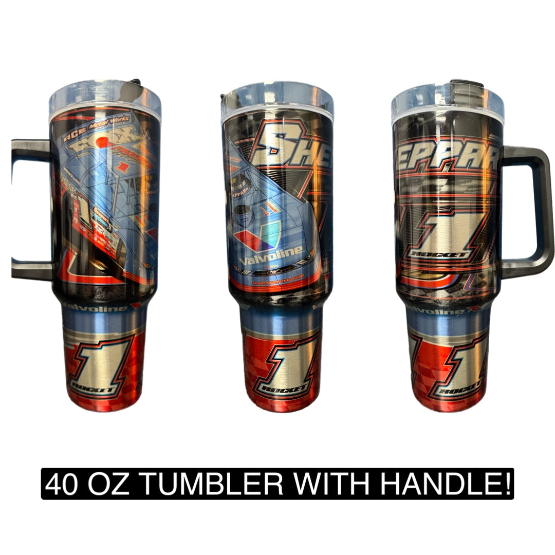 2025 - "ROCKET1 x BSHEPP" 40 OZ CUP W/ HANDLE.