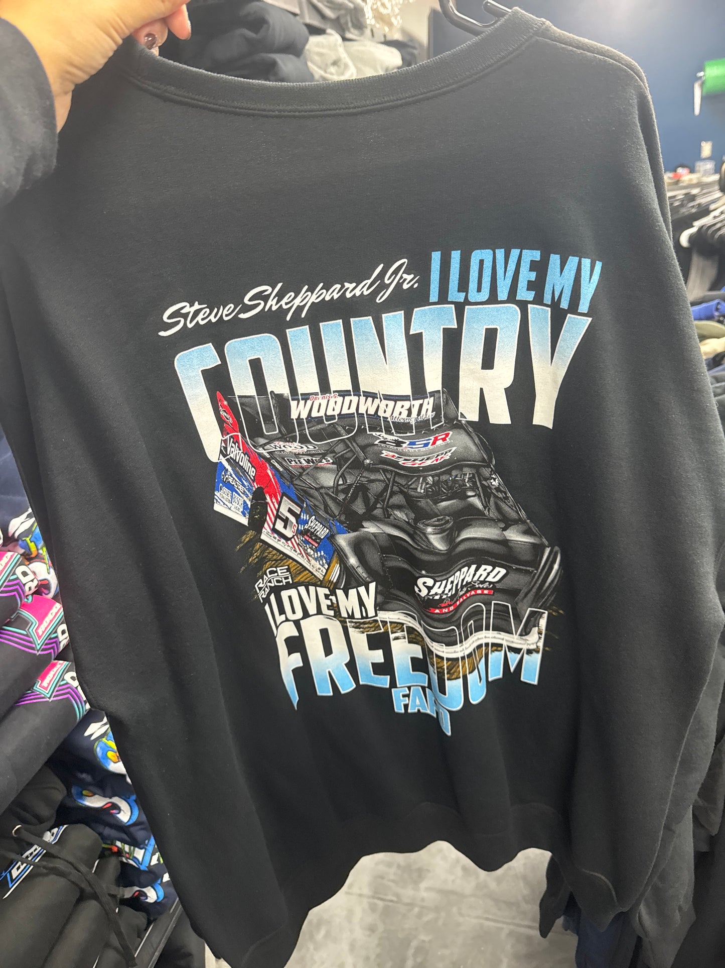 2025 - "STEVIE LOVE MY COUNTRY" CREWNECK