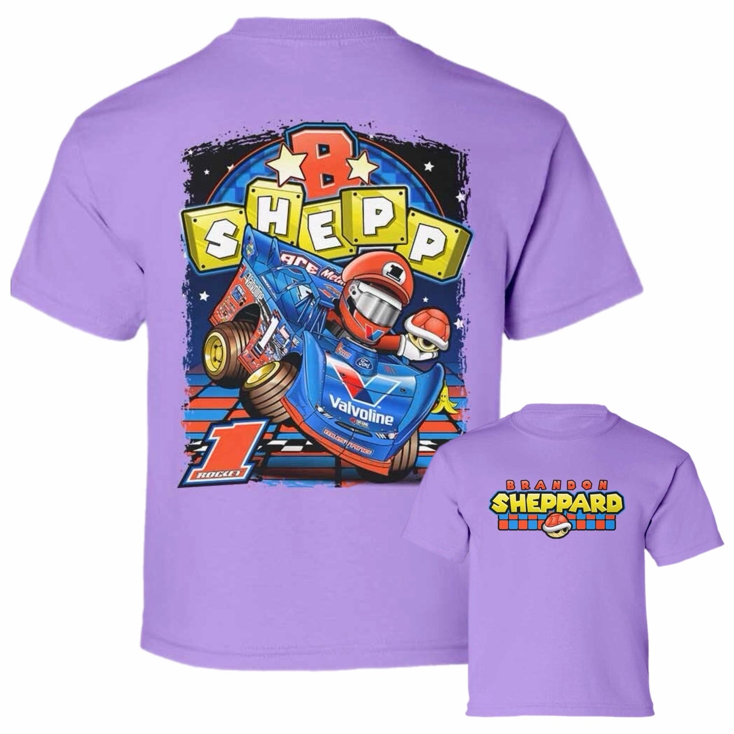 2026 - ROCKET1 x BSHEPP | YOUTH | "SHELL SHOCKED" TEE (MULTIPLE COLORS AVAILABLE).