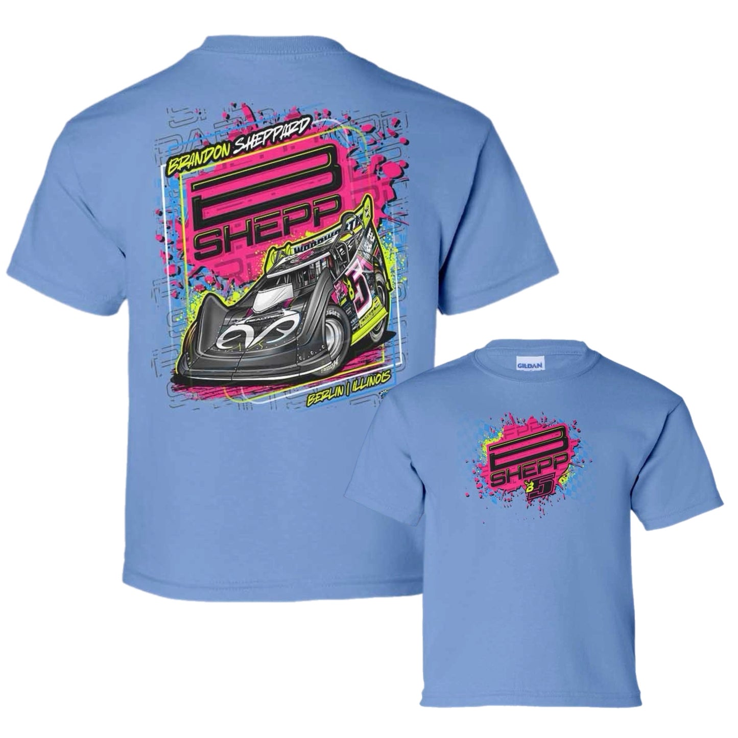DOME 2025: *YOUTH SIZE* "NEON SPLASH" TEE (MULTIPLE COLORS).