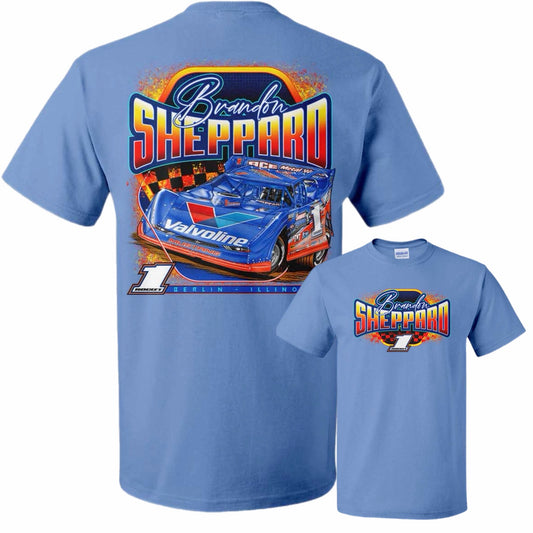 **PRE-ORDER** 2026 - ROCKET1 x BSHEPP "CHECKERED HEAT" TEE (MULTIPLE COLORS).