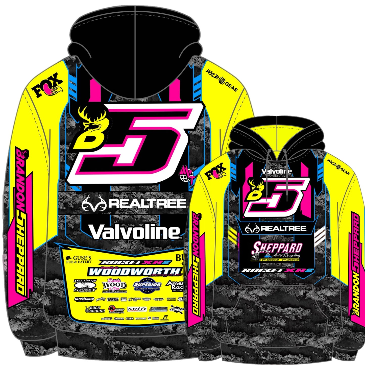 DOME 2025: *YOUTH SIZE* "BSHEPP" SUBLIMATION HOODIE