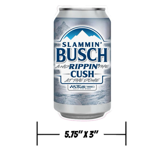** PRE-ORDER ** | DOME 2025: DECAL (6) SLAMMIN' BUSCH IN THE DOME.