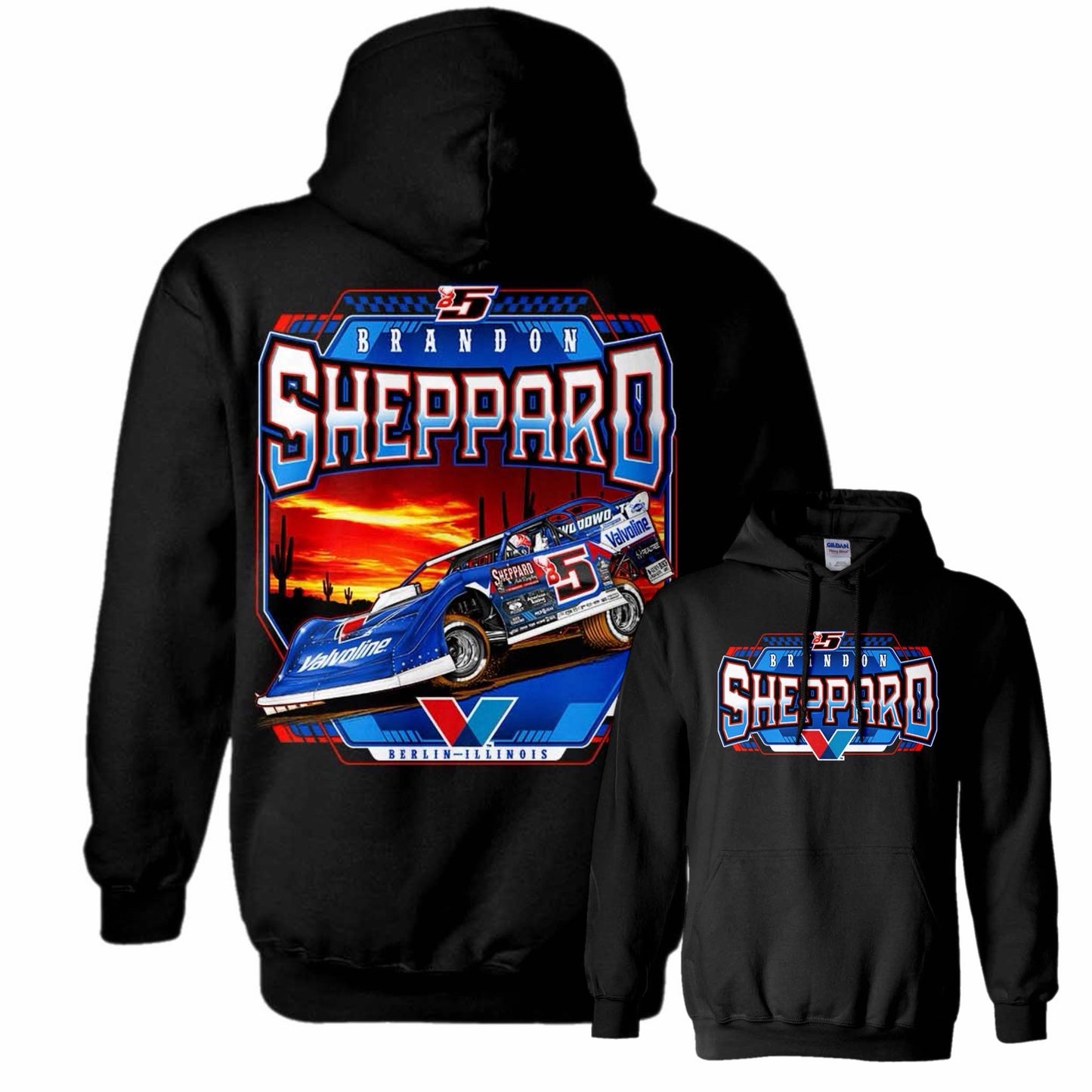 **PRE-ORDER** 2026 - B5 | "WILD WEST SHOOTOUT" HOODIE (MULTI-COLORS) - STARTS SHIPPING 01/19.