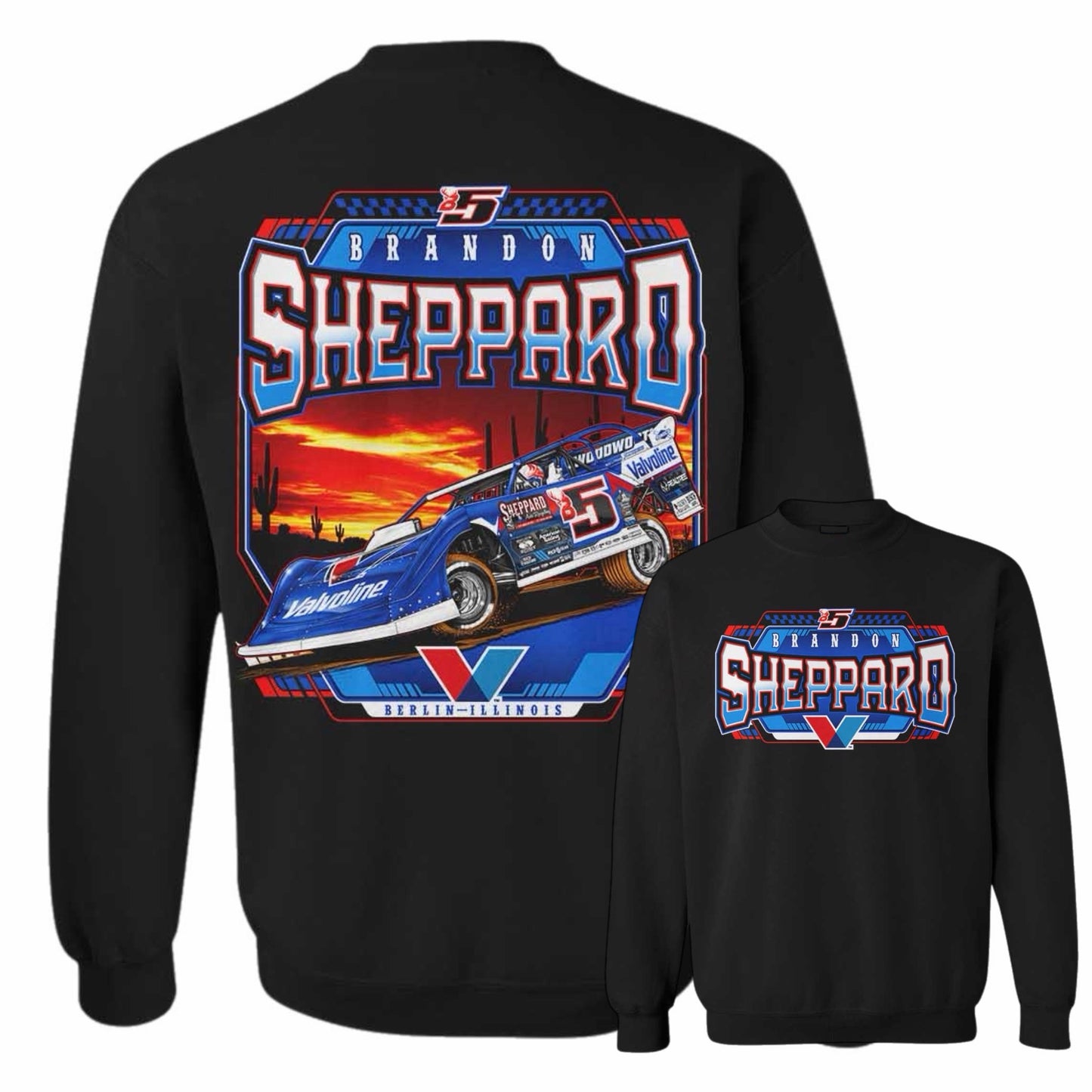 2026- B5 | "WILD WEST SHOOTOUT" CREWNECK (MULTI-COLORS) - STARTS SHIPPING 01/19.
