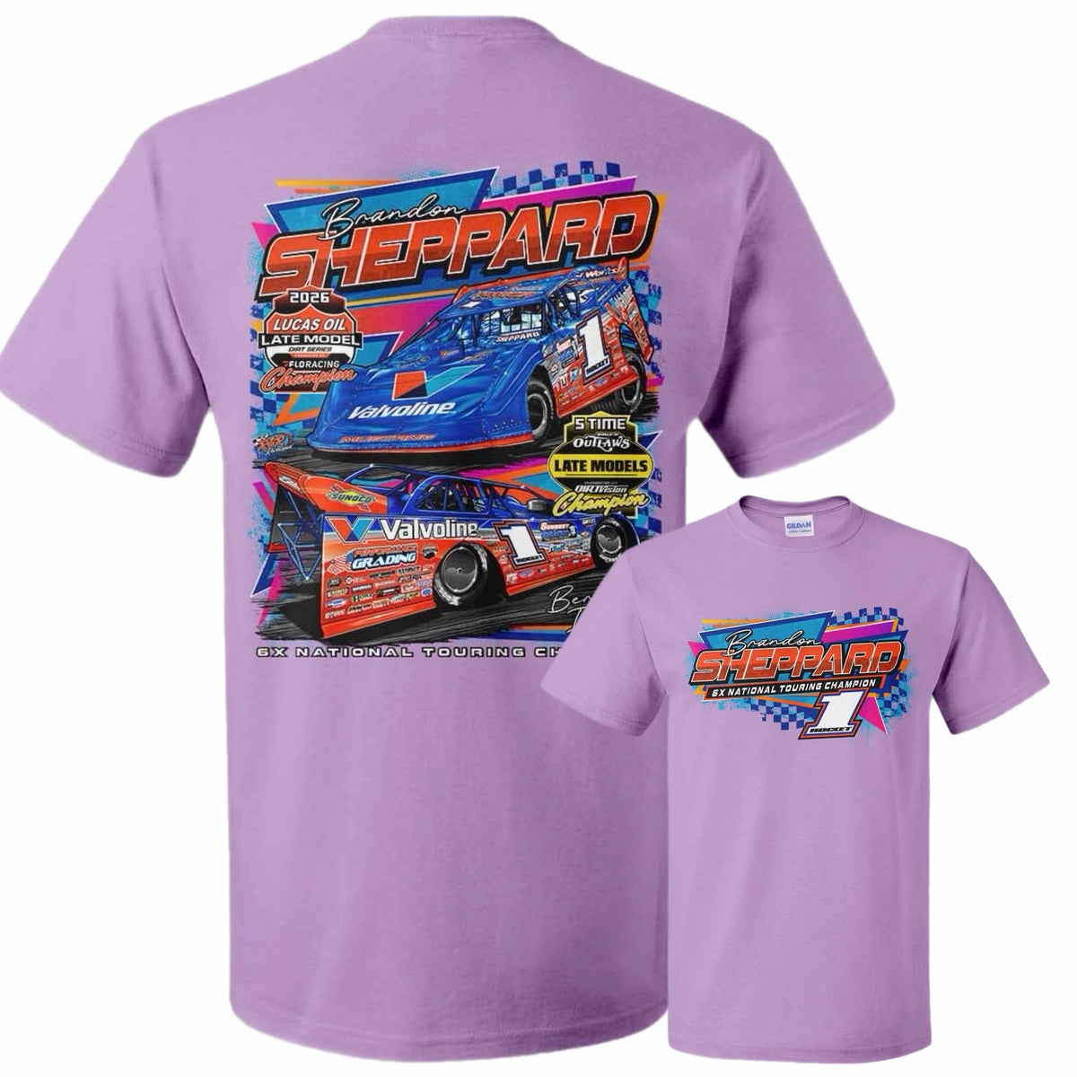 ***PRE-ORDER*** "6X NATIONAL TOURING CHAMPION" TEE (MULTIPLE COLORS).