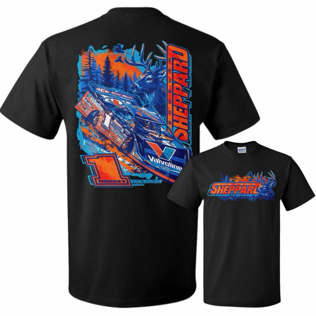2026 - ROCKET1 x BSHEPP | "FULL RUT" TEE (MULTIPLE COLORS)