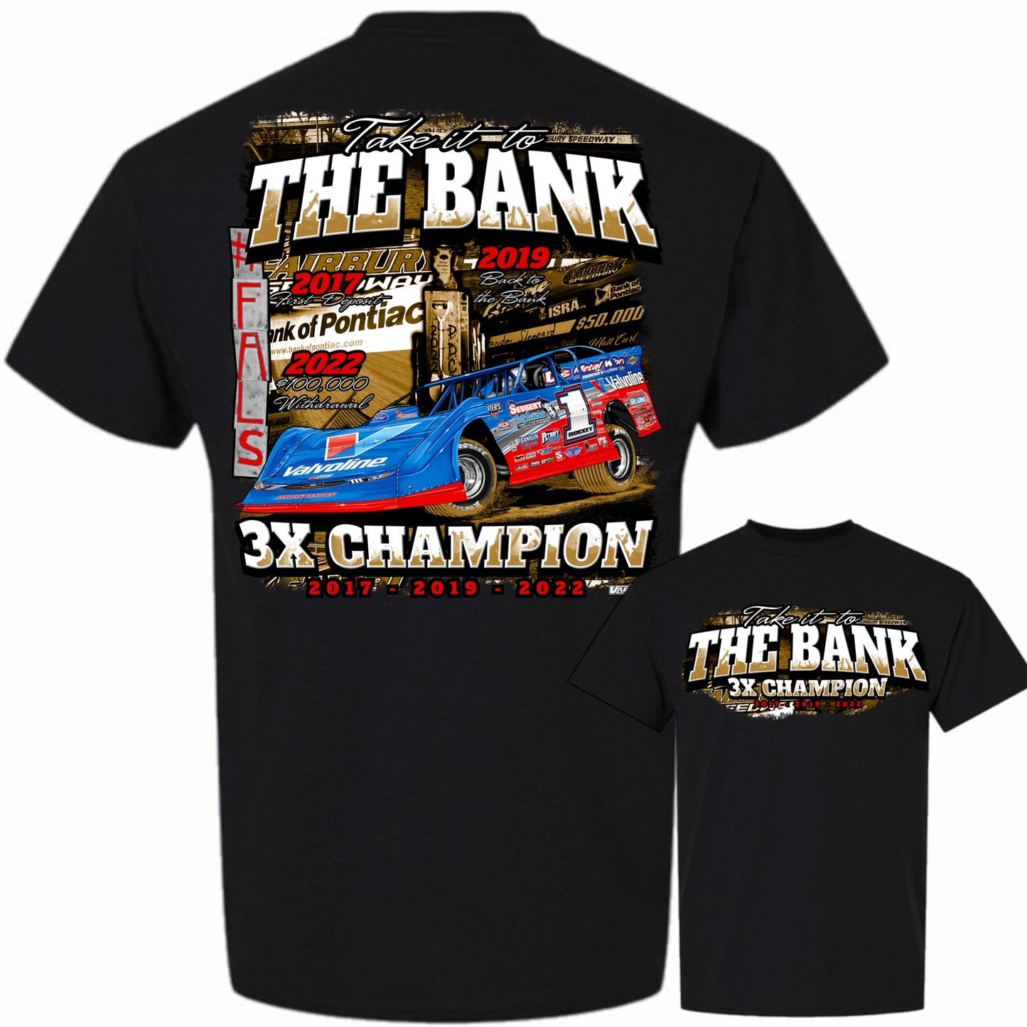 ** PRE-ORDER ** 2026 - "PDC: TAKE IT TO THE BANK" TEE (MULTIPLE COLORS)