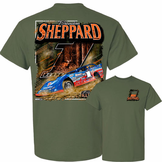 2026 - ROCKET1 x BSHEPP | "DIRT TRACKS & DEER" TEE (MULTIPLE COLORS)