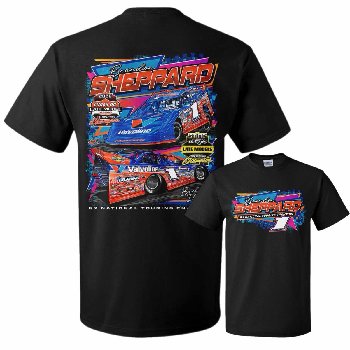 ***PRE-ORDER*** "6X NATIONAL TOURING CHAMPION" TEE (MULTIPLE COLORS).
