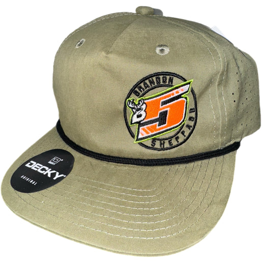 2024 - "BRANDON SHEPPARD" GREEN DECKY HAT