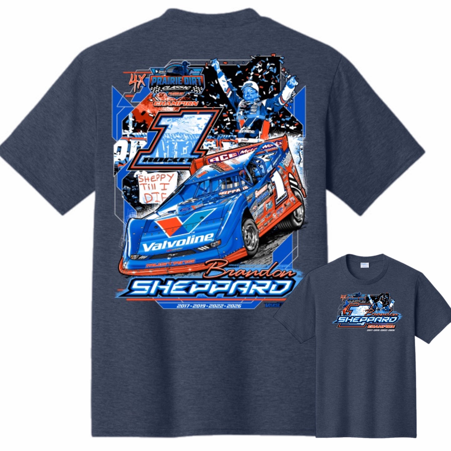 ** PRE-ORDER ** 2026 - "PDC: 4X-TIME CHAMPION" TEE (MULTIPLE COLORS)